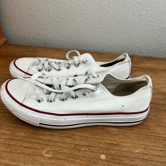 Converse All star. White canvas. Mens 5 ladies 7 - Picture 3 of 6